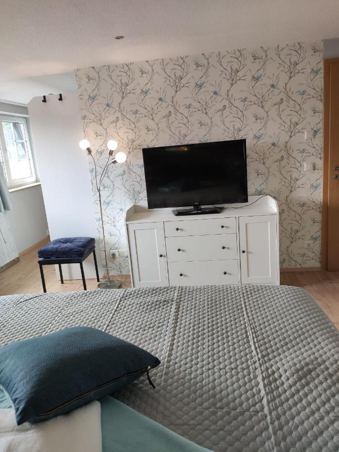 Ferienhaus Blaue Blume Mit 11 Kw Ladestation, Kamin, Terrasse, Eingezaeuntem Garten, Sauna, Wlan, Netflix, 2 Hunde Willkommen! Güntersberge Exteriér fotografie